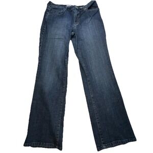 Chico's‎ Women's Dark Wash Denim Jeans Comfort Waist Bootcut